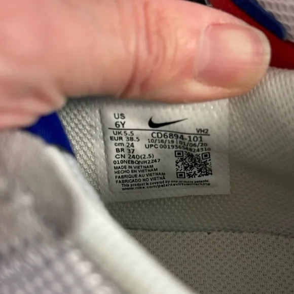 Nike Shoes Youth 6Y  Air Max Excee Running Sneakers White Round Toe CD6894-101