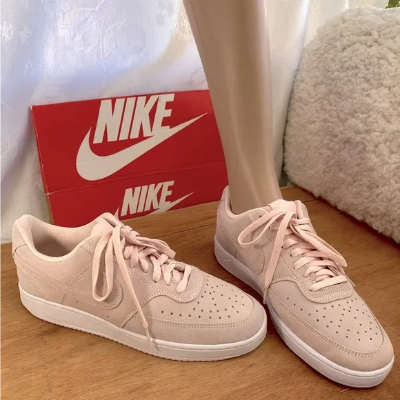 Nike Women's Court Vision Low Orange Pearl Sneakers