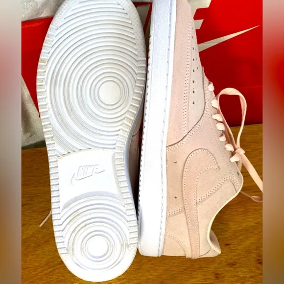 Nike Women's Court Vision Low Orange Pearl Sneakers