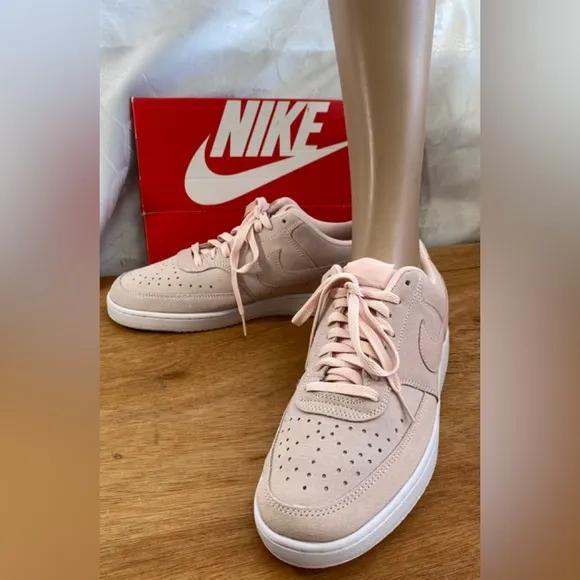 Nike Women's Court Vision Low Orange Pearl Sneakers