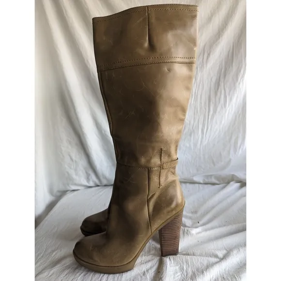 Nine West Leather Heeled Boots - Great Condition