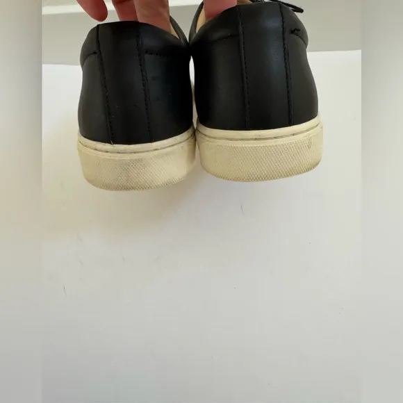 Nisolo Men's Size 10 Diego Everyday Low Top Sneaker Black Leather Shoes