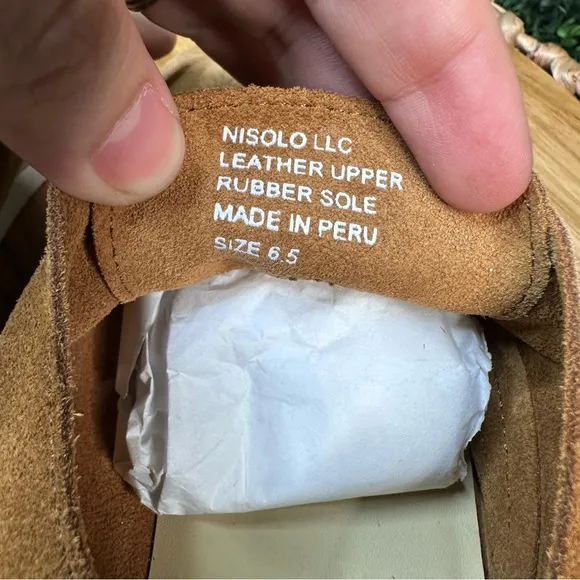 Nisolo Sedona Travel Derby Shoe Tan Suede