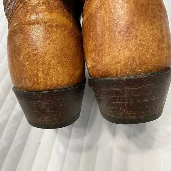 NOCONA Cowboy Leather Boots Men Size 8.5
