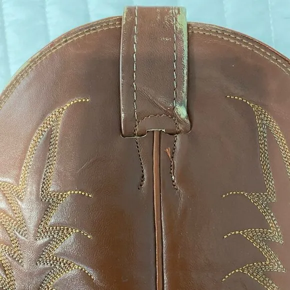 NOCONA Cowboy Leather Boots Men Size 8.5