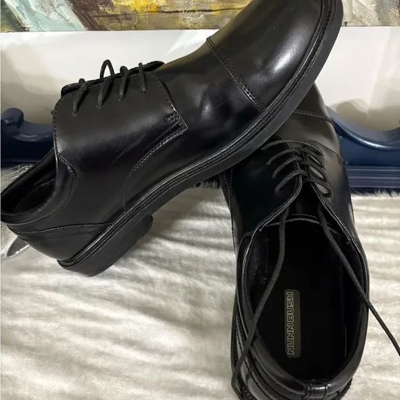 Nunn Bush Classic Black Leather  Men's Dress Shoes Size 15 M