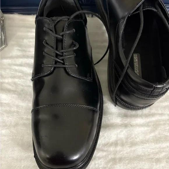 Nunn Bush Classic Black Leather  Men's Dress Shoes Size 15 M