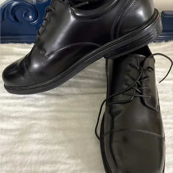 Nunn Bush Classic Black Leather  Men's Dress Shoes Size 15 M