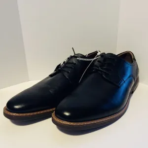 Nunn Bush Men's Royce 13M Oxford Dress Shoes Black Comfort Gel Round Toe Lace Up