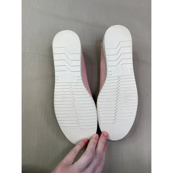 NWB Womens SOUL Naturalizer Idea-Ballet Flats, Pink, sz 8.5, 90$