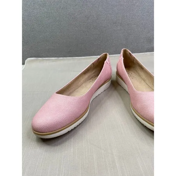 NWB Womens SOUL Naturalizer Idea-Ballet Flats, Pink, sz 8.5, 90$
