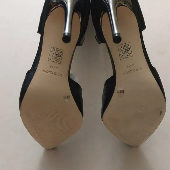 NWOB BCBGMAXAZARIA Concorde Stampede Over the Knee Black Leather Lizard B…