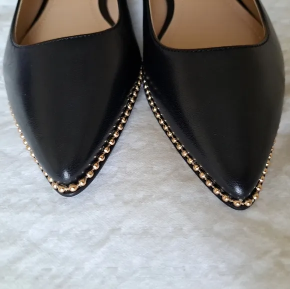NWOB COACH Women’s Vae Leather Skimmer Size 5 B Color Black
