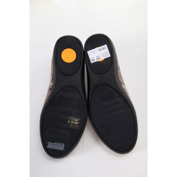 Nwob fitflop superskate slip on loafer shoes leather womens 6