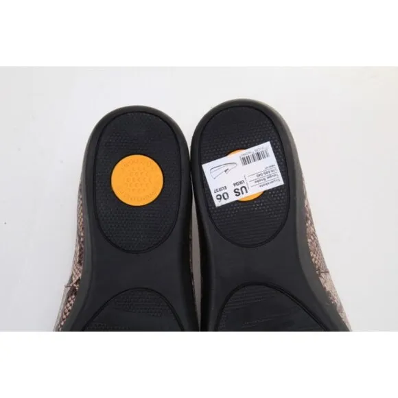 Nwob fitflop superskate slip on loafer shoes leather womens 6