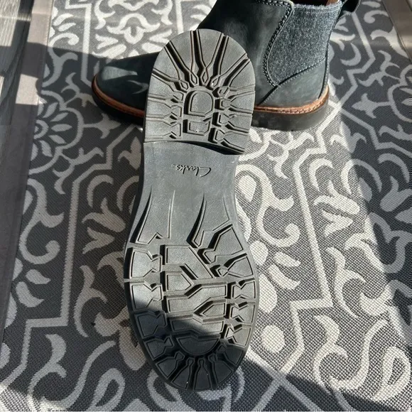✨NWOB NEW  Clarks leather Trace Fall Chelsea leather ankle boot 🥾 booties