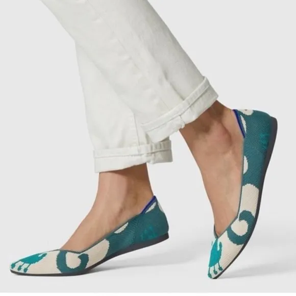 NWOB Rothys Moroccan Pointed Toe The Point Flats Slip On Shoes Womens 10.5