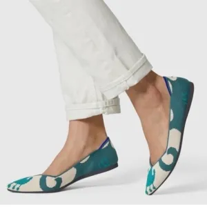 NWOB Rothys Moroccan Pointed Toe The Point Flats Slip On Shoes Womens 10.5