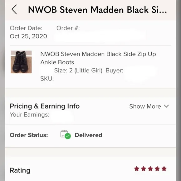 NWOB Steve Madden Black Side Zip Up Ankle Boots 13