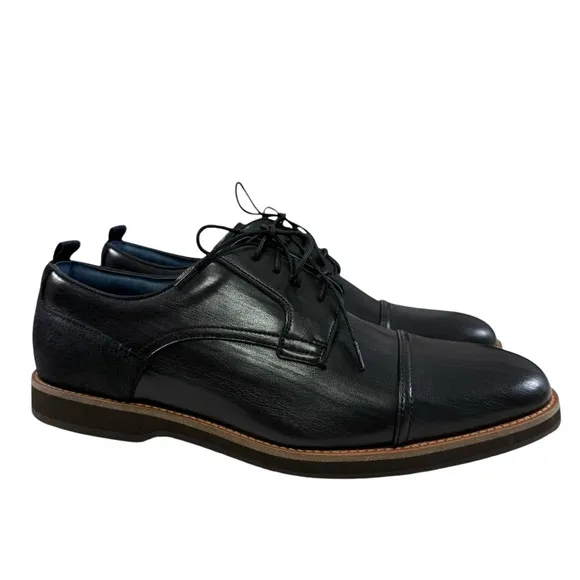 NWOB Steve Madden Salete Black Lace-Up Derby Men’s Size 11