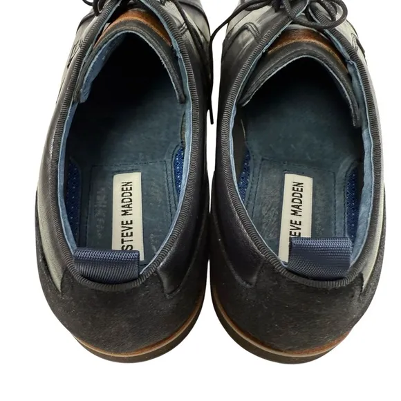 NWOB Steve Madden Salete Black Lace-Up Derby Men’s Size 11