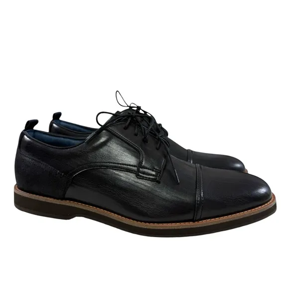 NWOB Steve Madden Salete Black Lace-Up Derby Men’s Size 11