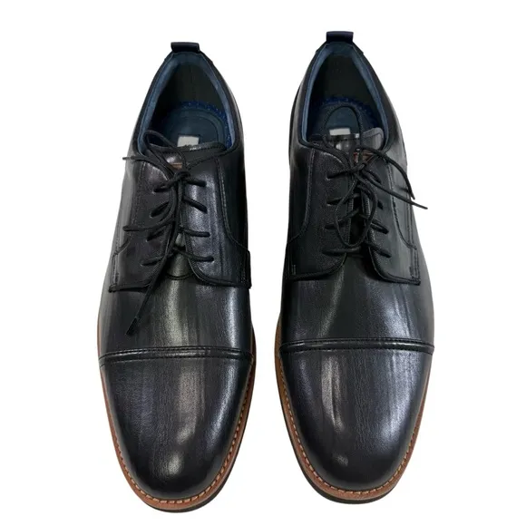 NWOB Steve Madden Salete Black Lace-Up Derby Men’s Size 11