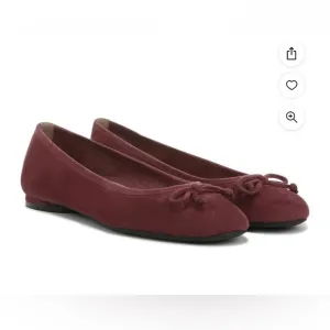 NWOB Vionic Callisto Shoes - Women's, Shiraz suede size11 bow flats comfort 1083