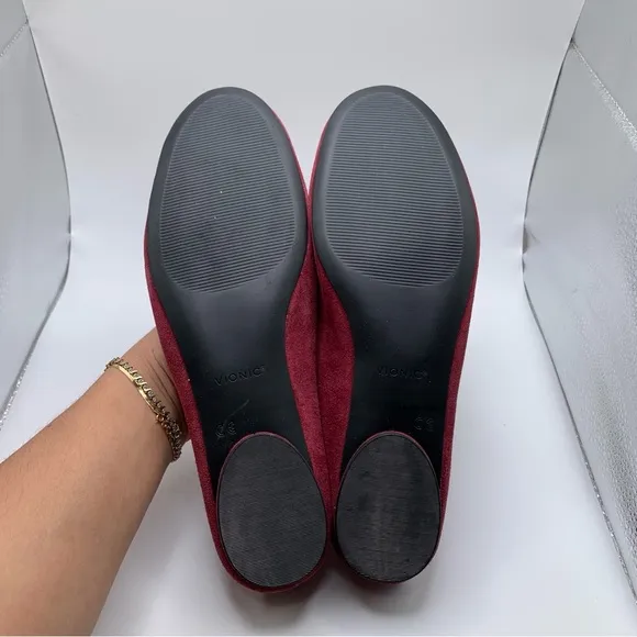 NWOB Vionic Callisto Shoes - Women's, Shiraz suede size11 bow flats comfort 1083