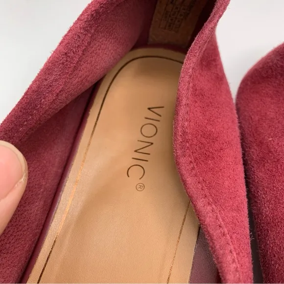 NWOB Vionic Callisto Shoes - Women's, Shiraz suede size11 bow flats comfort 1083