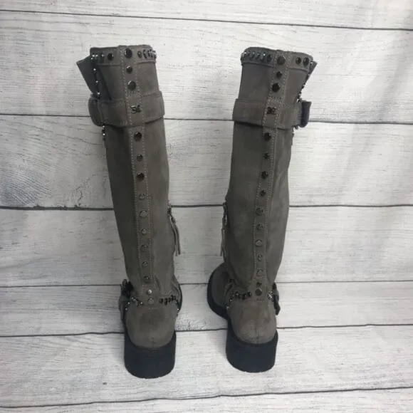 Nwot Sam Edelman Women’s Deryn Gray Boots Size 6.5