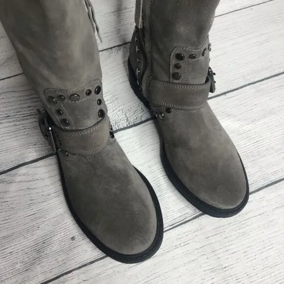 Nwot Sam Edelman Women’s Deryn Gray Boots Size 6.5
