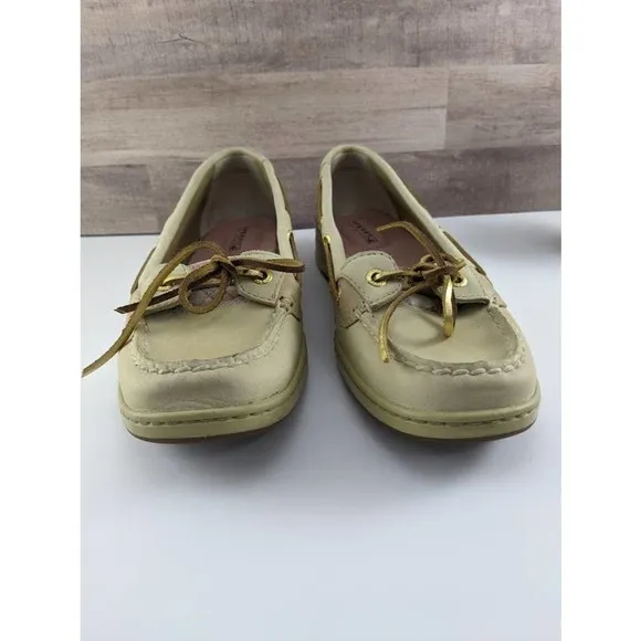 NWOT Sperry Pink Plaid Loafers