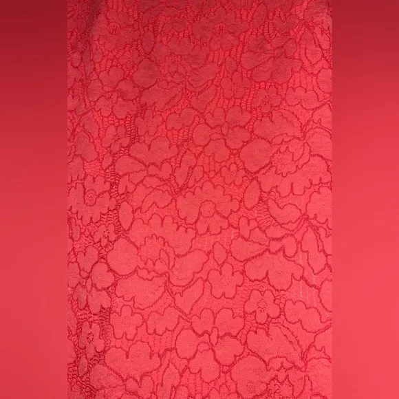 NWOT Vince Camuto Coral Lace Overlay cocktail Mini Dress size 8 ORIGINAL $180