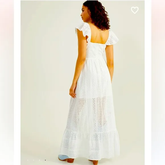 NWT Altar’d State Grace Eyelet Maxi Dress