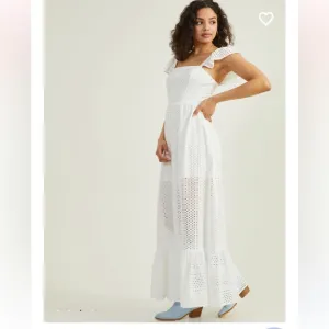 NWT Altar’d State Grace Eyelet Maxi Dress