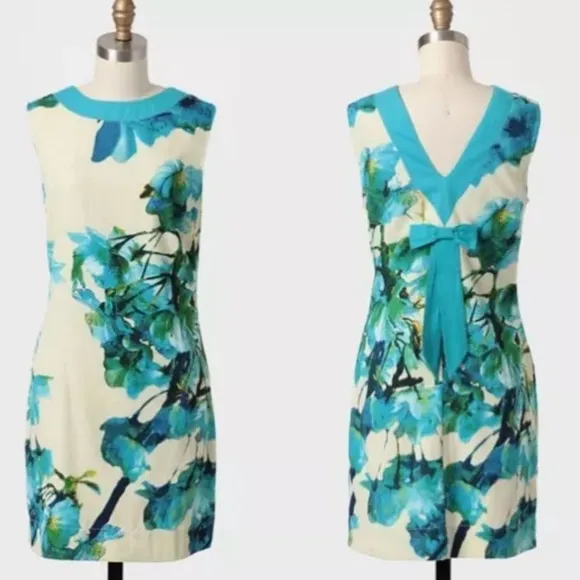 NWT Anthropologie Knitted Dove Flowers Pick Themselves Dress Size S