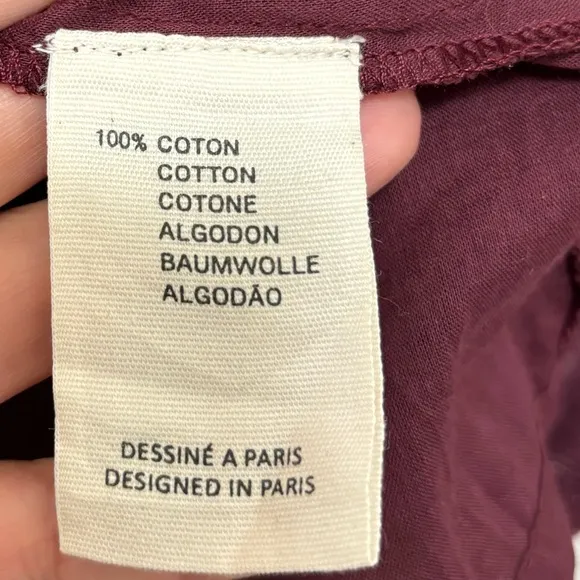 NWT ANTIK BATIK Burgundy Kiss Mini Dress