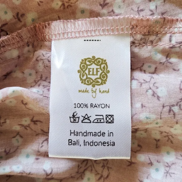 NWT Bali ELF Del Sol Dress, Peony Blossom