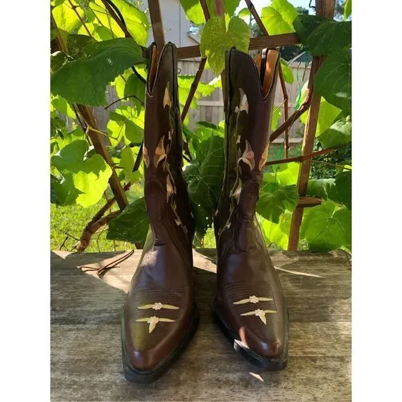 NWT Blazer Boots Romero Bros Embroidered Floral Western Cowgirl 8.5