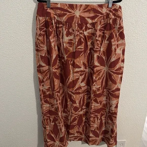 NWT- City Chic- Tully Skirt - rust floral maxi skirt- size 20