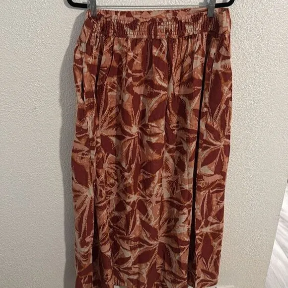 NWT- City Chic- Tully Skirt - rust floral maxi skirt- size 20