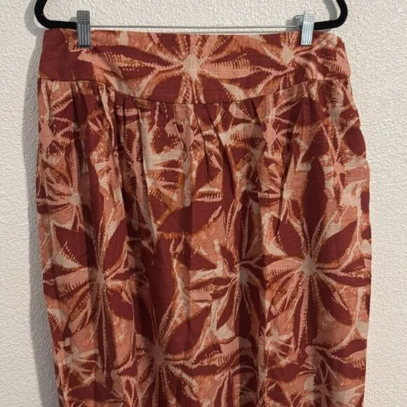 NWT- City Chic- Tully Skirt - rust floral maxi skirt- size 20