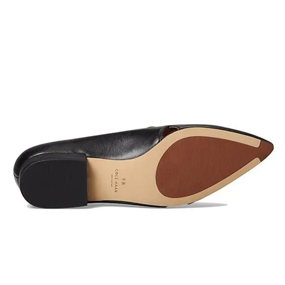 NWT Cole Haan Women's Viola Skimmer Ballet Flat, Black Leather-Size 11