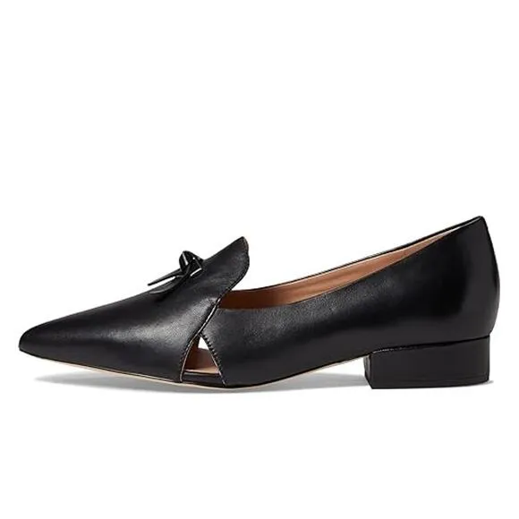 NWT Cole Haan Women's Viola Skimmer Ballet Flat, Black Leather-Size 11
