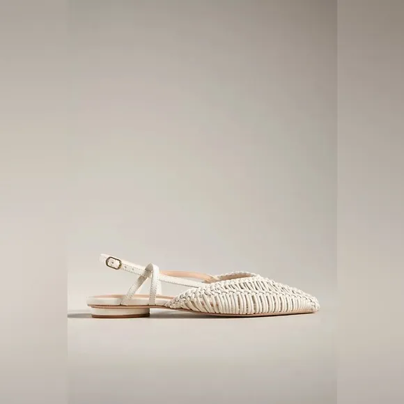 NWT Guilhermina Woven Flats