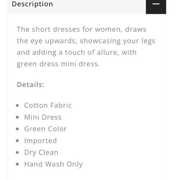 NWT HT 360 Collection Green Printed Mini Dress