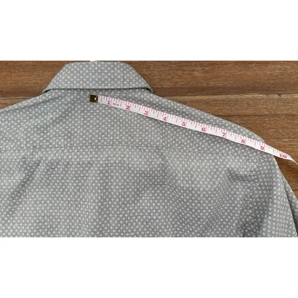 NWT Hugo Boss Lukas Dress Shirt Gray/White Floral |  S