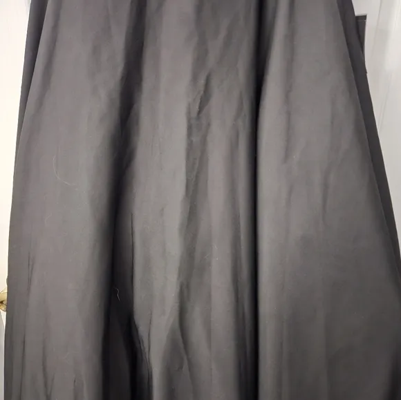 NWT Ieena for Mac Duggal Black Classic Sleeveless A-Line Gown  Pockets SZ 12