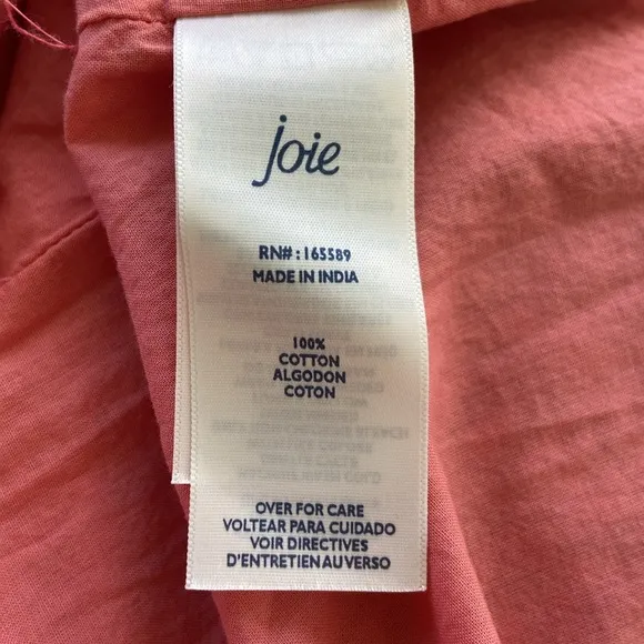 NWT Joie Tea Rose Cotton Maxi Dress Women’s Size XL